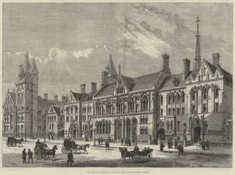 The Royal Courts of Justice, the Carey-Street Front